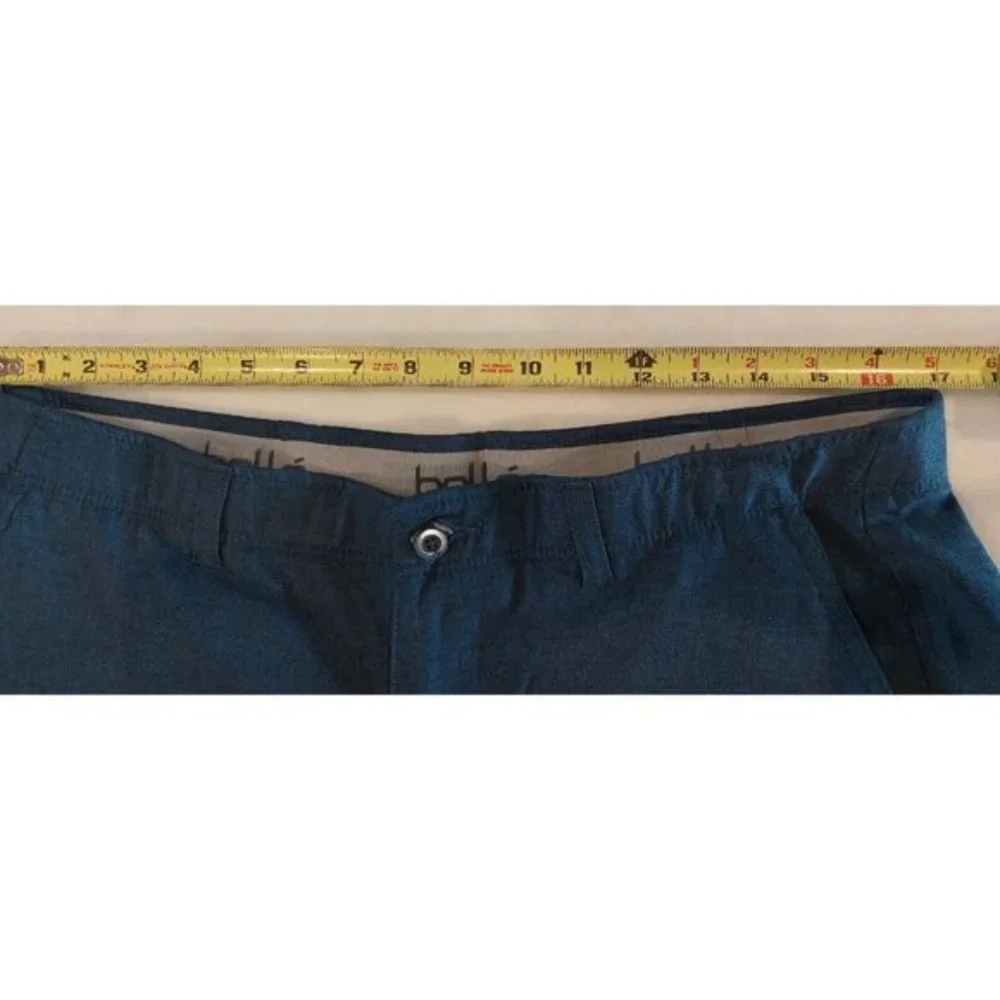 Bolle Golf Tech Men’s Flat Front Golf Shorts -‎ Blue , Size: 34
